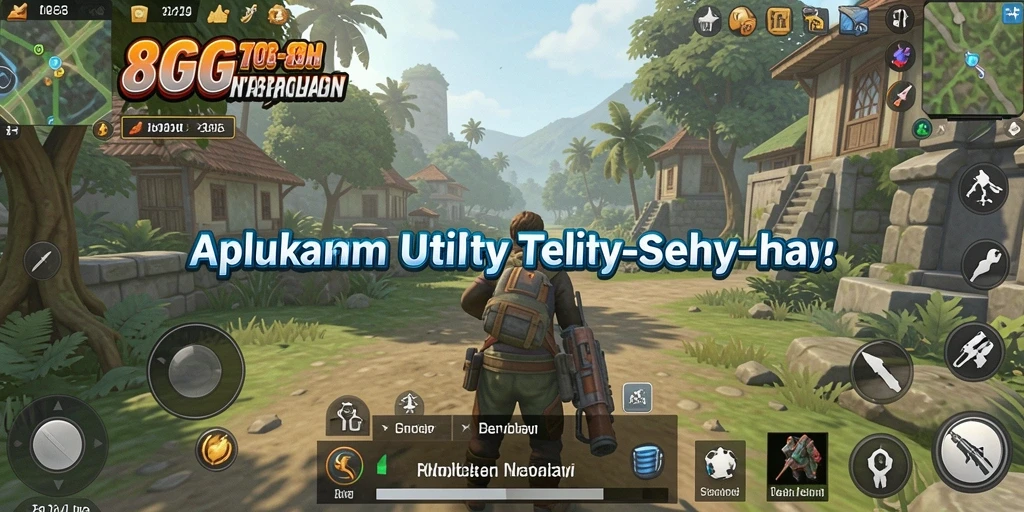 Tampilan antarmuka utama aplikasi 8G8G yang memudahkan pengguna.