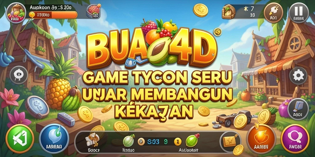 Tangkapan layar gameplay BUAH4D dengan kebun yang indah.