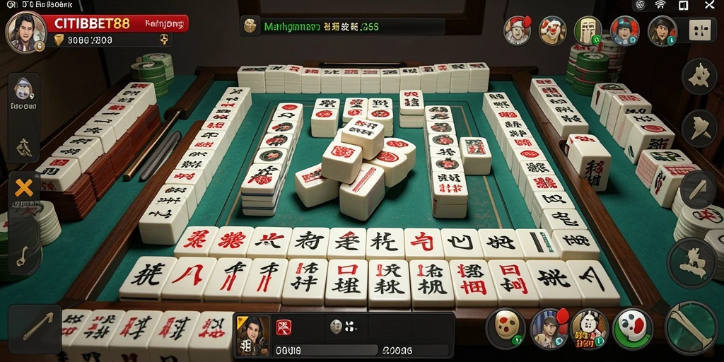 Tampilan menunjukkan gameplay menarik dari CITIBET88 Mahjong.