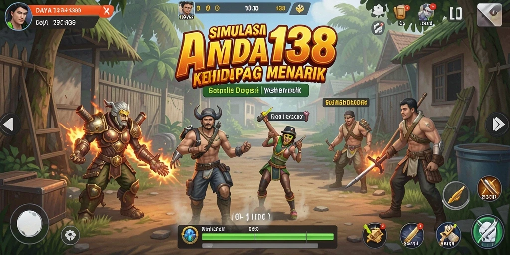 Tampilan menarik dari gameplay simulator kehidupan di DAYA138.