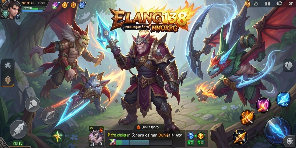 Tampilan gameplay yang seru dan dinamis di ELANG138.