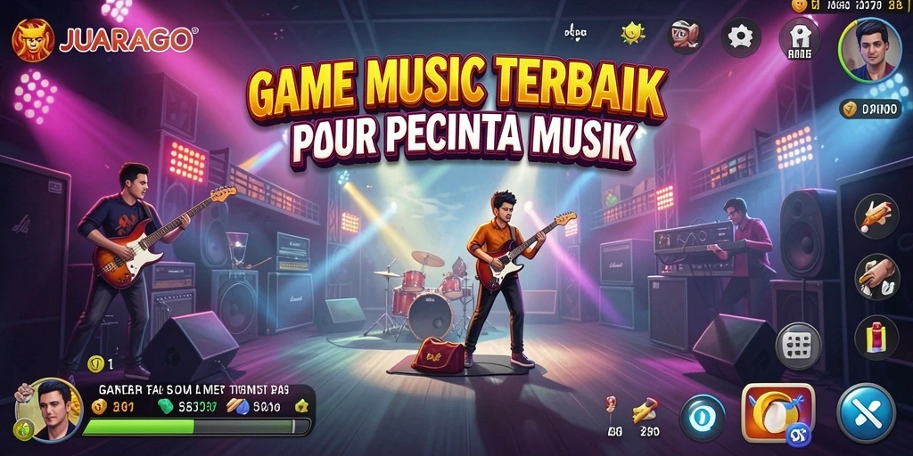 Tampilan gameplay JUARAGO yang menarik dan penuh warna.
