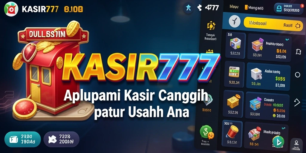 Tampilan antarmuka KASIR777 yang intuitif dan mudah digunakan.