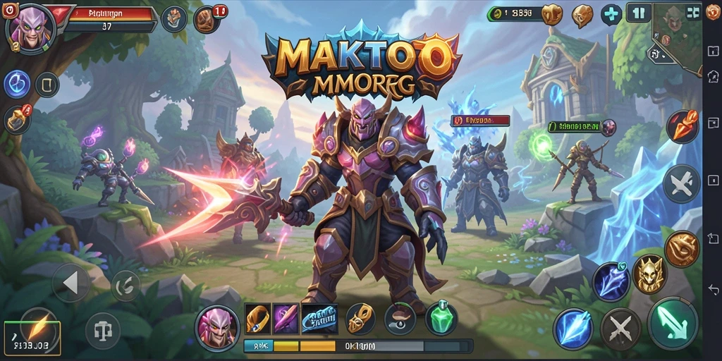 Tampilan menarik dari gameplay epik dalam MAKTOTO.