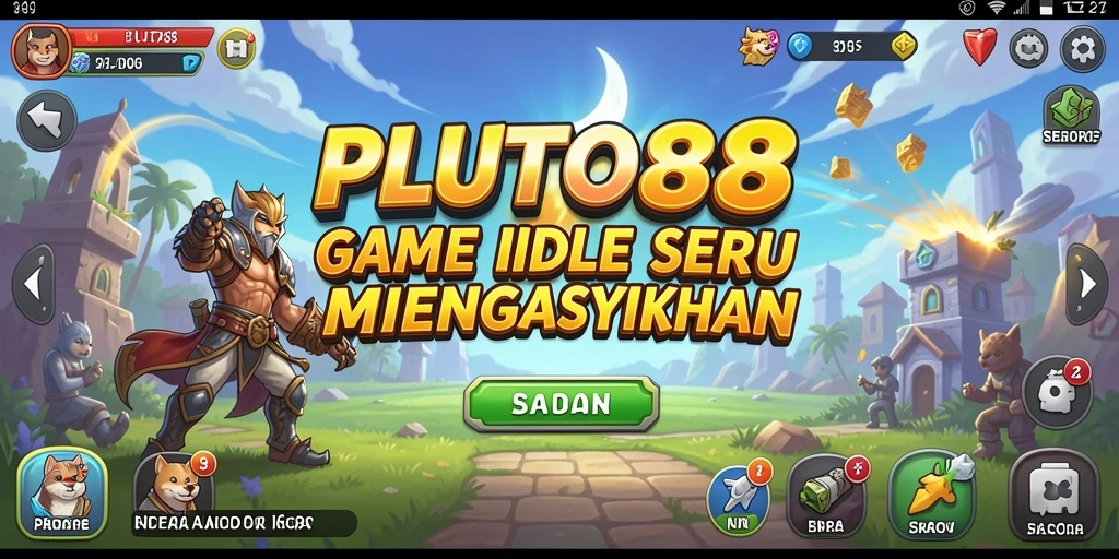 Tampilan gameplay PLUTO88 yang menarik dan interaktif.