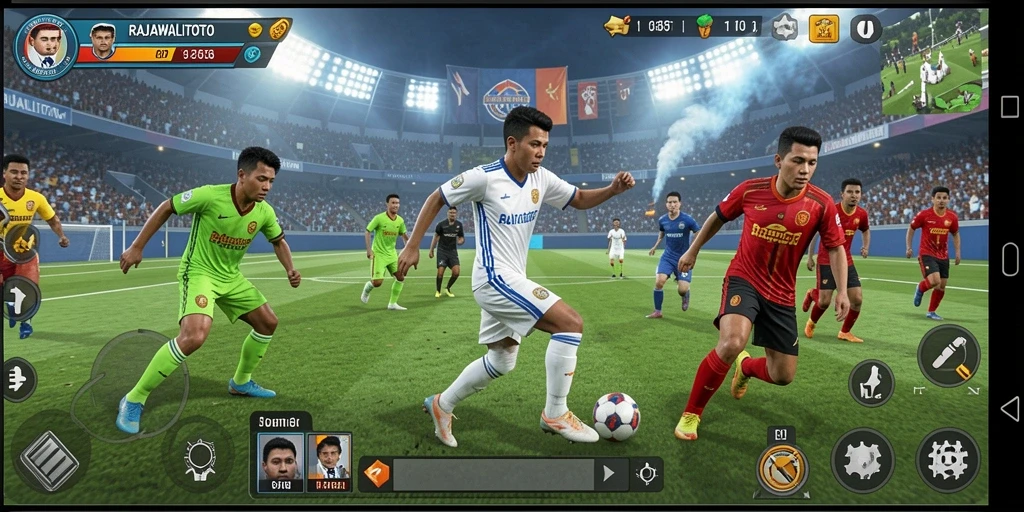 Tampilan gameplay seru dari RAJAWALITOTO yang memukau.