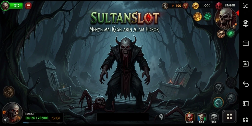 Gambaran gameplay SULTANSLOT yang mendebarkan dan menakutkan.