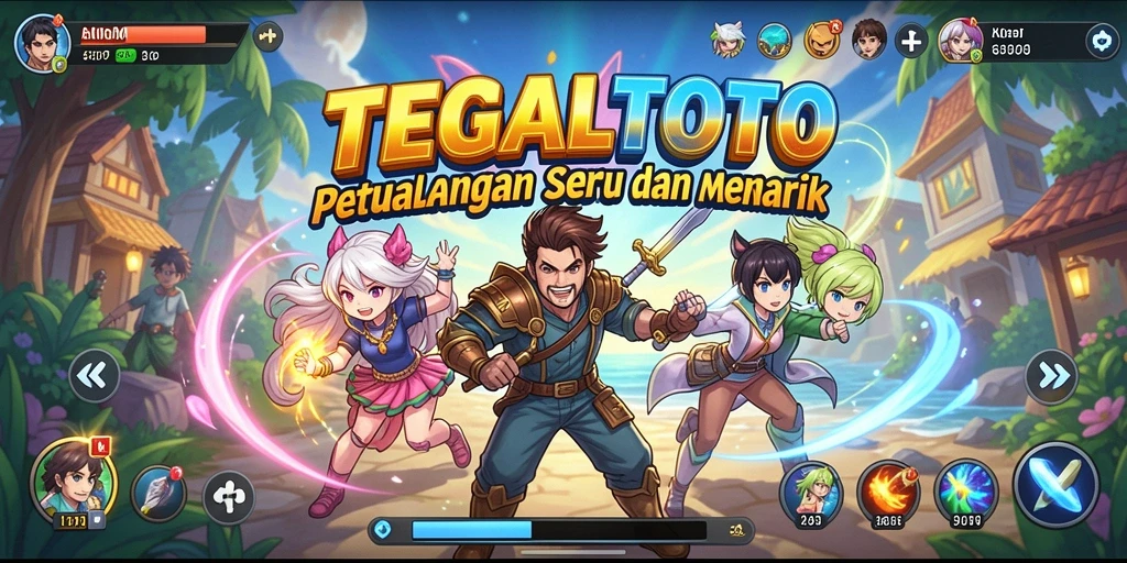 Gameplay seru dan karakter anime yang menarik di TEGALTOTO.